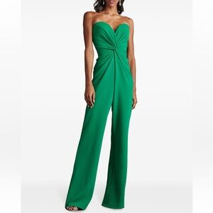 Tadashi Shoji LUCAS TWIST-FRONT JUMPSUIT